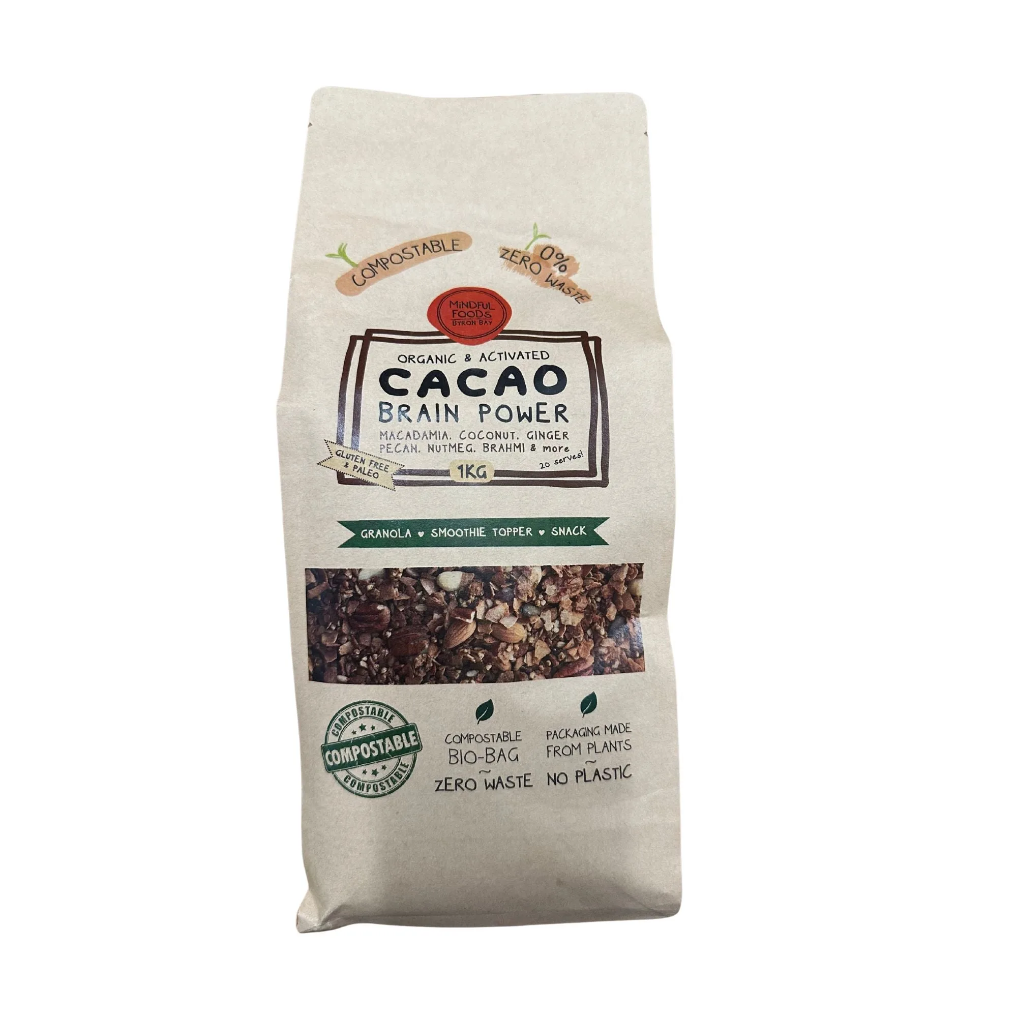 Granola / Muesli - Cacao Brain Power - Organic & Activated 1kg - alternate