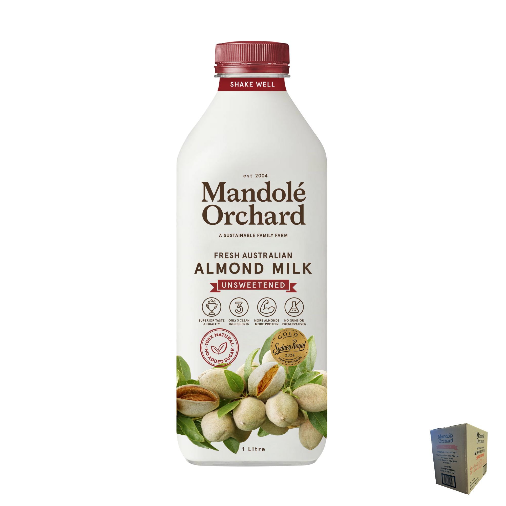 Unsweetened Almond Milk 1L