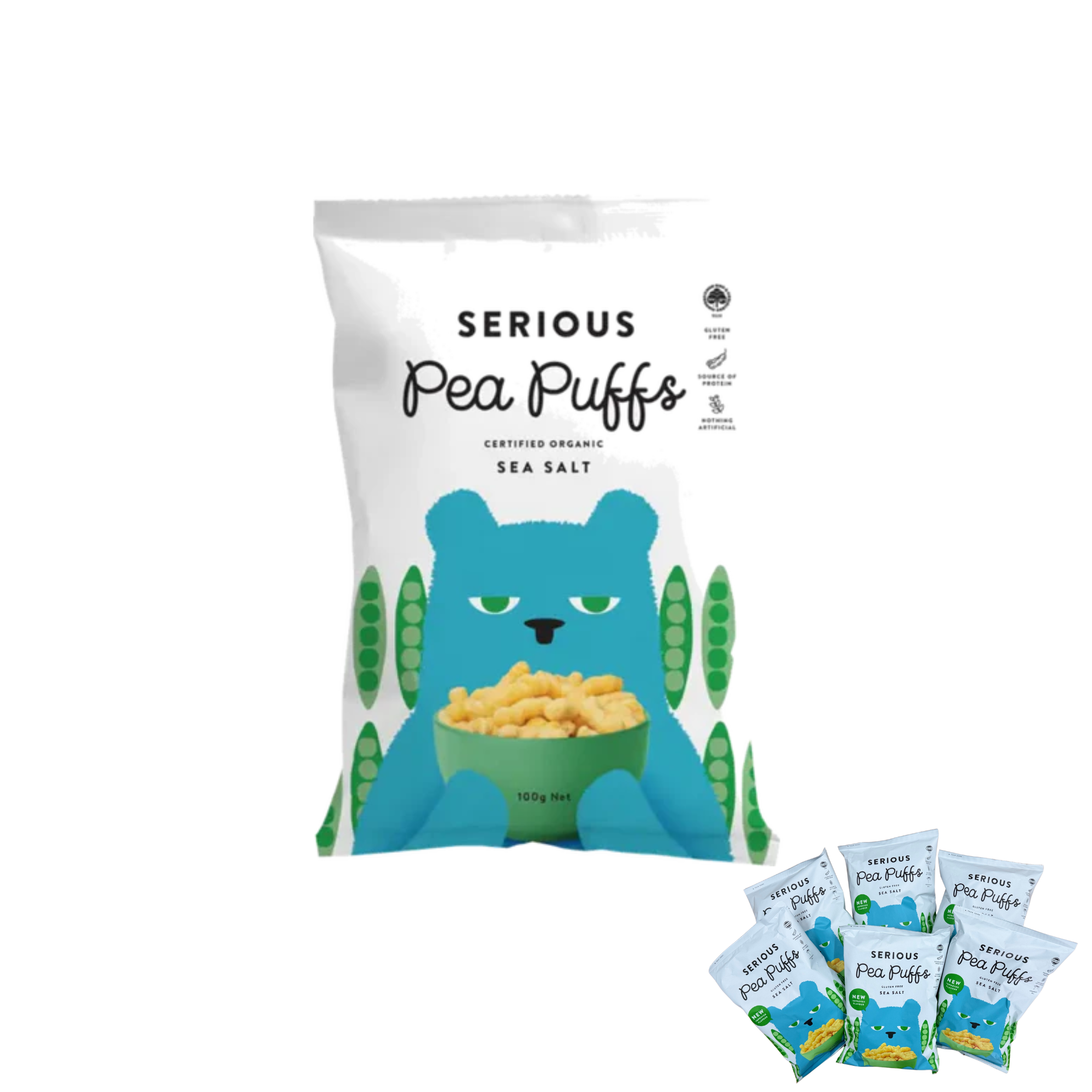 Pea Puffs Sea Salt