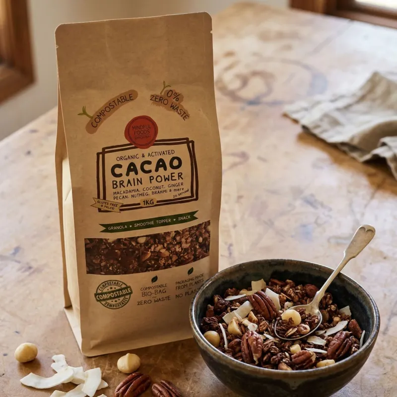 Granola / Muesli - Cacao Brain Power - Organic & Activated