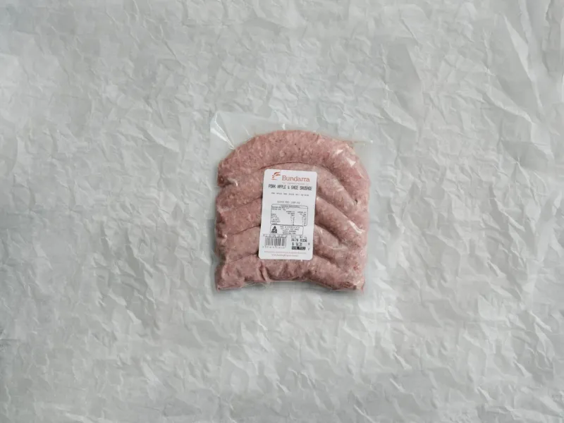 Pork & Apple Sausages (5 Sausages)