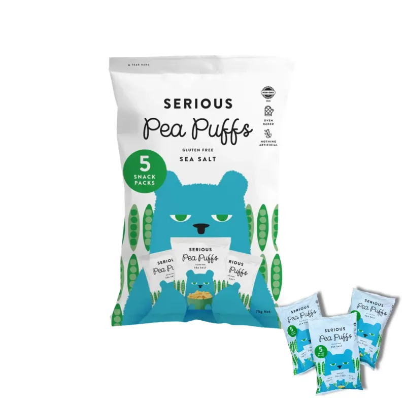 Pea Puffs Sea Salt Multi-Pack