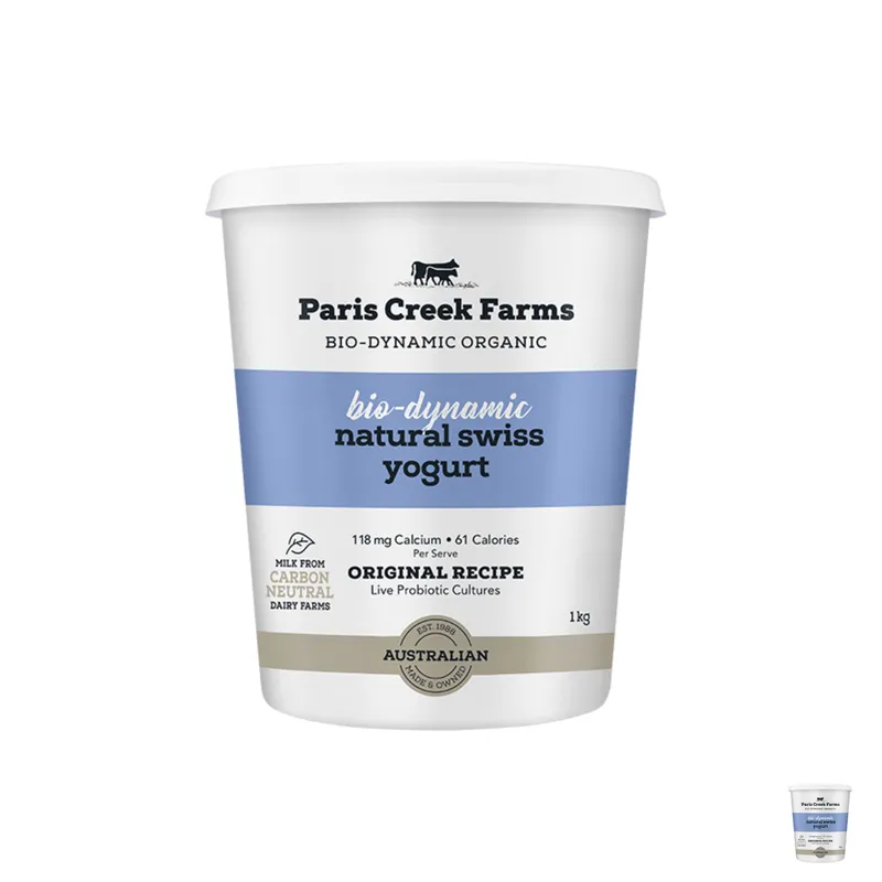 Bio-dynamic natural swiss yogurt 1kg
